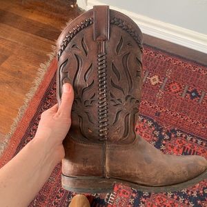 Frye cowboy boots 8.5
